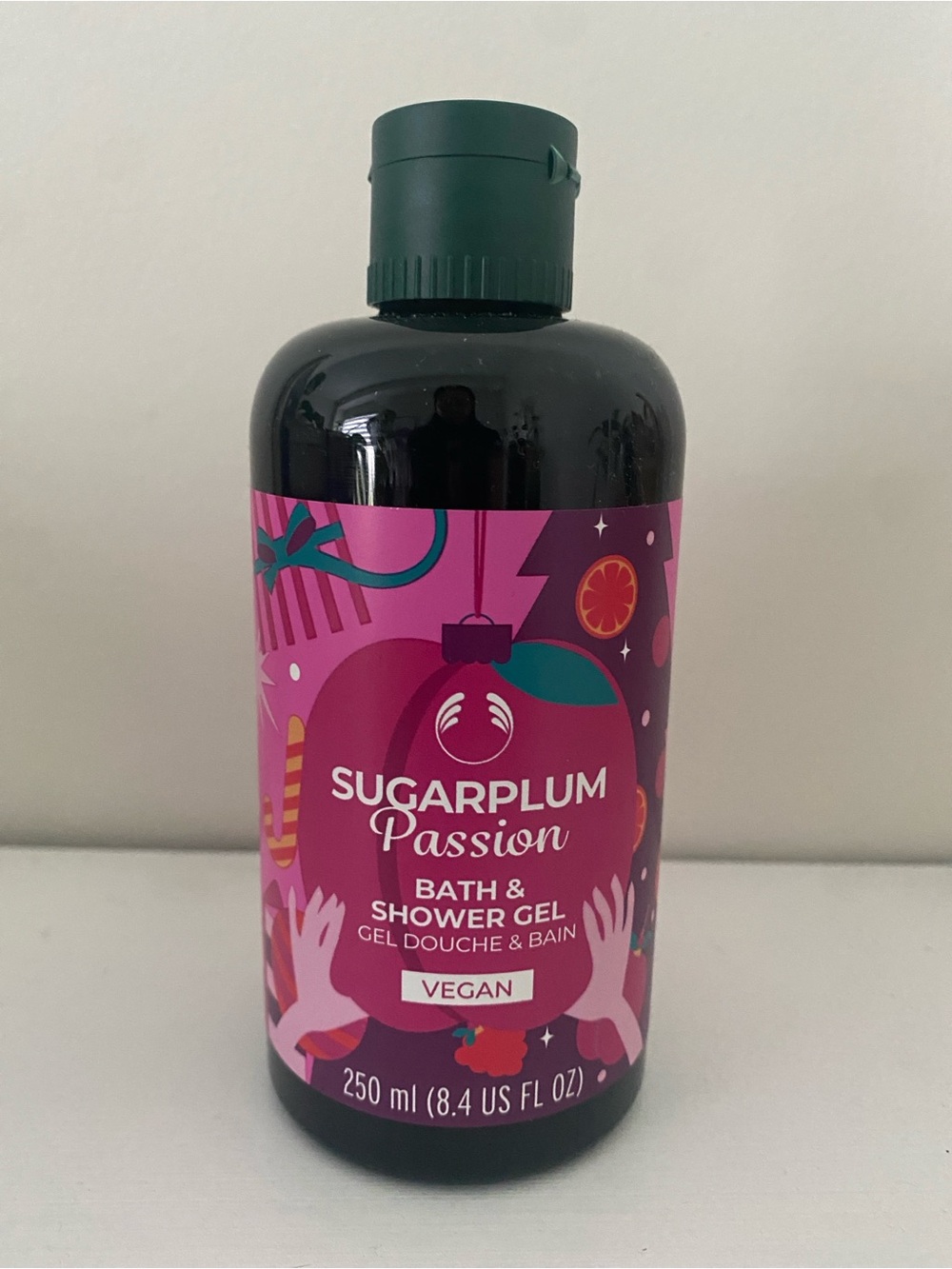 The Body Shop Sugarplum Passion Bath & Shower Gel - Vegan - NEW